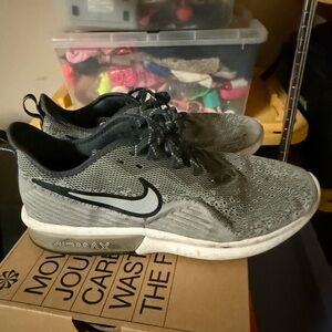 Nike Air Max Sequent 4 Wolf Grey White - AO4485-004 - Size 10.5 Pre-Owned